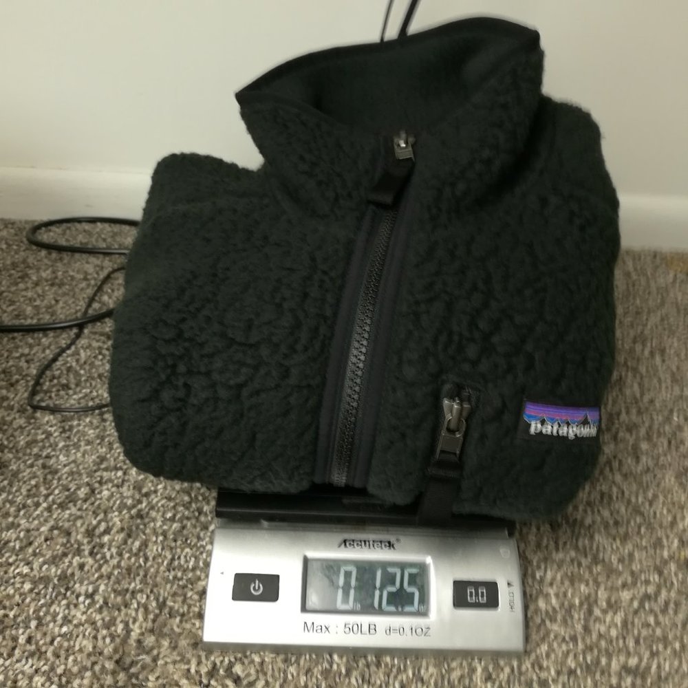 Patagonia Vest Retro Pile Full Zip Fleece Black Mens Medium 22821 $129 - Picture 10 of 10